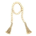 thumbnail image 2 of Giunmcul up to 50% Off Wood Beads Garland with Tassels 5 Styles Beads Natural Wooden Bead, 2 of 5