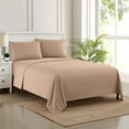 thumbnail image 2 of Sweet Home Collection 1800 Series Bed Sheets - Extra Soft Microfiber Deep Pocket Sheet Set - Taupe, Twin, 2 of 6