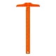 thumbnail image 1 of EeaseMX 2 escuadras en T de 30 cm con escala de doble cara, regla en forma de T, herramienta de medición de plástico para dibujo y diseño general, pulgadas/cm (naranja), 1 of 7