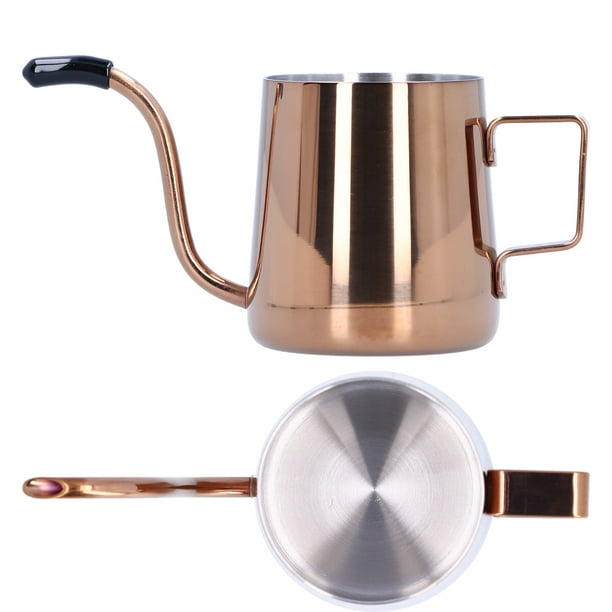 Henmomu Coffee Pot,Drip Coffee Pot,240ml Stainless Steel Coffee Kettle