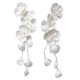 thumbnail image 1 of 1 Pair Ethereal Floral Ear Cuff Bridal Wedding Hair Accessories For Women Romantic Earrings Outdoor Photography And Special Occasions, 1 of 3