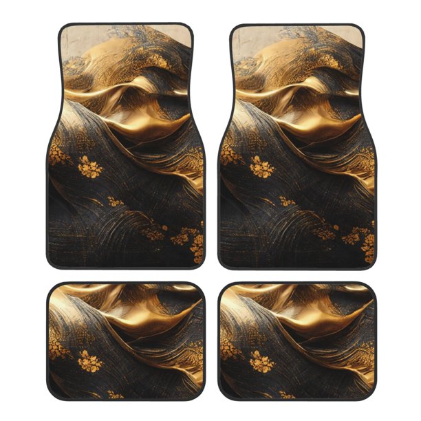 Juego De 4 Alfombrillas A Medida Para Ford Fiesta MK7 2012 – Tapetes De Tela Negros