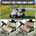 thumbnail image 4 of Yuyamidu Hippie Floral Golf Cart Seat Covers for 2-Person Seats Flower Car Seat Protector Women Golf Cart Back Rest Cover Set of 2, Easy to Install, 4 of 7