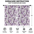 thumbnail image 2 of Blackout Kids Curtains,Pioneer Flower Floral Print Pattern Childrens Insulated Curtains Set Of 2,Bedroom Essentials,Toddler Room Decor 52"x84", 2 of 5