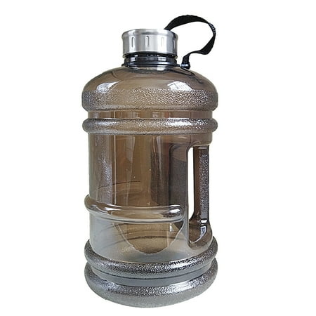 

2.2L Water Kettle with Handle Outdoor Fitness Gym Training Bottles (Black)