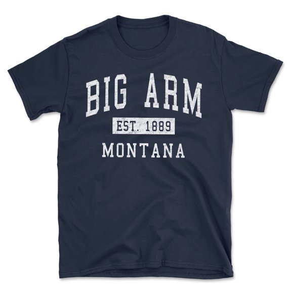 Big Arm Montana Classic Established Men's Cotton T-Shirt