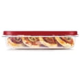 thumbnail image 2 of Rubbermaid EasyFindLids Food Storage Container Value Pack, Racer Red, 4-Piece Set, 2 of 4