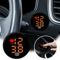 thumbnail image 1 of BKER Clock For Motorbike Digital Clocks Small Stick On LED Display Timepiece Watch Ideal For Boats, 1 of 5