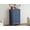 Blue, variant on Wirrytor Walnut Sideboard Cabinet with 2 Doors for Hallway Entrance, Carved Wood Accent Cabinet for Living Room, Vintage Textured Decorative Credenza for Dining Room Storage