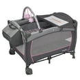 thumbnail image 1 of Evenflo Portable 4-in-1 Safe BabySuite DLX Versatile Home Infant Playard, Poppy, 1 of 9