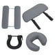 thumbnail image 1 of Mesa de con cuna facial y reposacabezas, juego completo, portátil, con reposabrazos, almohada, cojín estable y cómodo para cuello cabeza. gris, 1 of 9