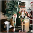 thumbnail image 5 of LOLIPPYY 2pcs Nutcracker Bead Pendant Wood Assorted Color Decoration for Home Decoration, 5 of 7