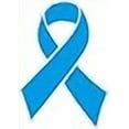 thumbnail image 3 of Prostate Cancer Ribbon, Light Blue, Printed Vinyl Decal, Sticker, Label for car, Cell Phone, Window, Computer, Wall, etc., 3 of 3