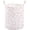 Bowknot, variant on Large Storage Basket for Girls and Boys, Collapsible Laundry Hamper with Long Handles, Toy Bins for Nursery, Kids Room Décor Pink Geometry