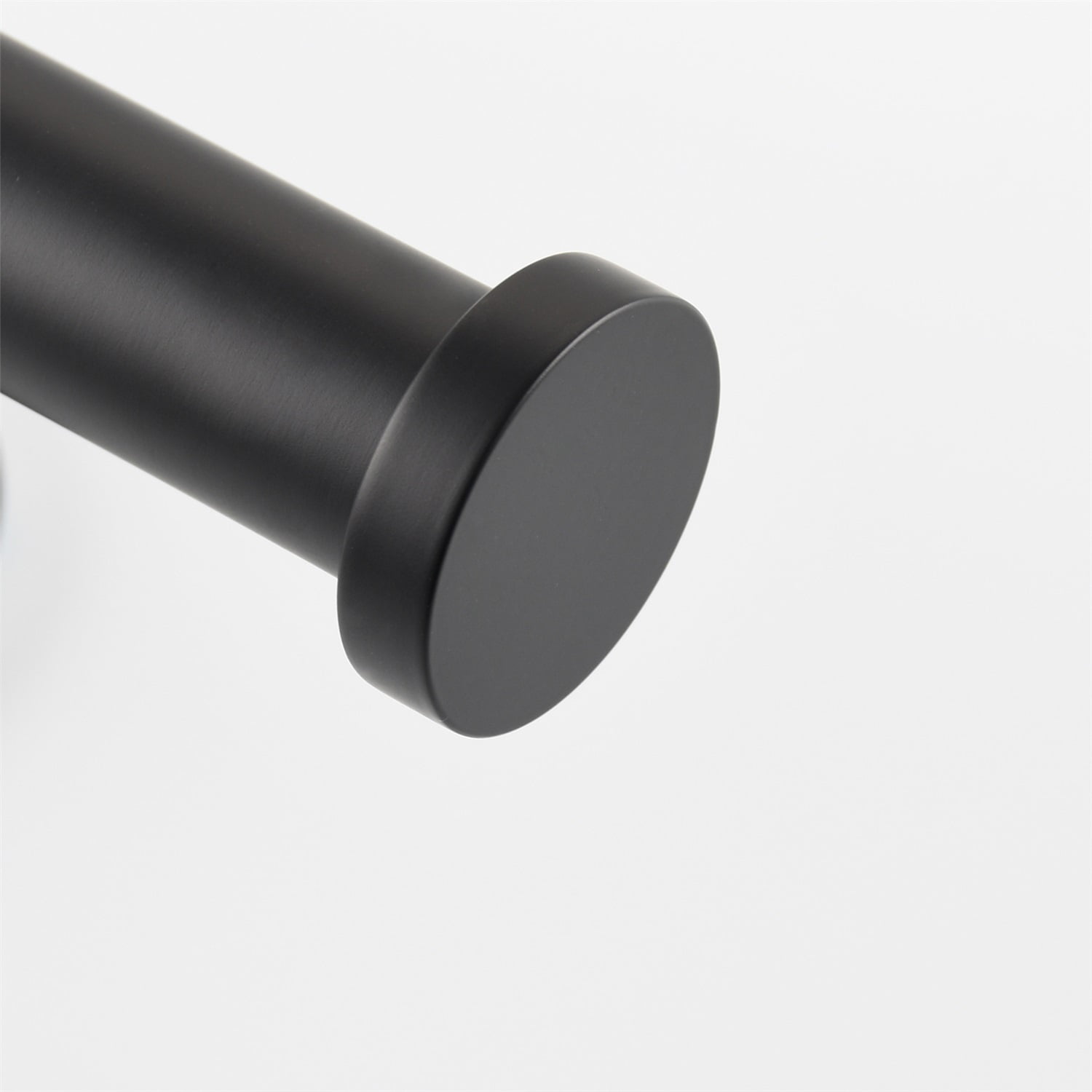 Lowestbest Toilet Paper Holder, Matte Black Toilet Roll Holder, Wall Mount Toilet Paper Dispenser for Bathroom, Blcak