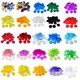 thumbnail image 2 of 100PCS/Set Plastic 19mm Chips Multi Color Markers Fun Family Club Children Game Supplies Counting Math Toys Inevent WJ3911-19, 2 of 7