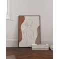 thumbnail image 4 of HAUS AND HUES Framed Minimalist Art, One Line Wall Art, Minimalist Poster Framed Wall Art of Women, Feminist, Minimalist Woman Print, Boho Prints Line Art Woman with Color (Unframed 24x36), 4 of 6