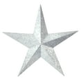 thumbnail image 6 of VHC Brands Patriotic Faceted Metal Star Galvanized Wall Hanging 24x24, Independence Day Decor, American Star Design, Distressed Appearance Metal Wall Hanging, Star Shape, Country, Metal Grey, 6 of 6