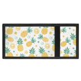 thumbnail image 4 of FUIALDOLG Pineapple & Orange Slice Tropical Print Children's Wallet, Polyester Trifold Money Organizer for Outdoor, Zippered Large Capacity Trifold Card Wallet, 4 of 6