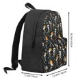 thumbnail image 3 of Zufioo Dancing Skeleton Party Pattern Adult Backpack,Wear-resistant and Breathable Multi-pocket Backpack, Suitable for Travel, Business and Outdoor Activities, 3 of 9