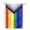 Multicolor, variant on Xiyadun 18 in x 12.5 in Polyester LGBTQ Progress Flag Outdoor Flag, Weatherproof
