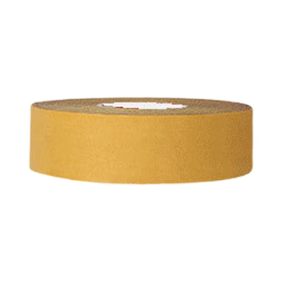 Double Sided Mesh Tape Heavy Duty, 1-Pack 16 ft x 0.39 in High Tack Adhesive Tape, for Hardwood Floors Rug Fastening, Yellow Backing, bldnkj