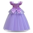 thumbnail image 5 of Vestido de princesa Bella, Rapunzel, Cenicienta para niñas, disfraz de Cosplay para niños, La Bella y la Bestia, traje de fiesta de carnaval, cumpleaños y Navidad para niños, 5 of 5