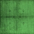 thumbnail image 1 of Ahgly Company Machine Washable Indoor Square Oriental Green Industrial Area Rugs, 3' Square, 1 of 4