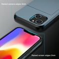 thumbnail image 6 of for iPhone 15 Plus Wallet Case with Sliding Door Hidden Pocket Credit Card Holder Dual Layer Heavy Duty Shockproof Hard PC Hybrid TPU Phone Flip Protective Cover for iPhone 15 Plus, Darkblue, 6 of 8