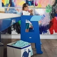 thumbnail image 6 of Step Stool Montessori Tower Blue Universe, 6 of 8