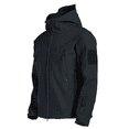 thumbnail image 4 of Chaquetas militares al aire libre para hombres, piel de tiburón, carcasa suave, cortavientos táctico impermeable, chaqueta de combate del ejército, abrigos Bomber con capucha para hombres, 4 of 4