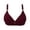 Wine, variant on Wutalume Women's Full Coverage Lace Bras - Wireless Full Cup Bra, Soft Breathable Lace Bra for Everyday Comfort and Style,Beige 36