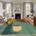 thumbnail image 2 of Retro Shoes Hats Large Area Rugs 5x8 ft Sunset Cactus Cartoon Western Cowboys Washable Rug Non Slip Indoor Carpet Absorbent Floor Mat for Living Room Bedroom Dining Room, 2 of 9