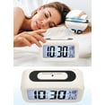 thumbnail image 3 of Unique Bargains Gentle Wake-Up Sound Alarm Clock Turquoise 5.3"L x 1.8"W x 3.0"H, 3 of 5