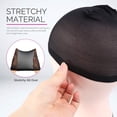 thumbnail image 3 of Wig Caps, 6PCS Black Stocking Caps for Wigs, Stretchy Nylon Wig Caps for Women, Girls, Kids, Stocking Wig Caps\u2026, 3 of 5