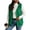 Green, variant on Women Sleeveless Hooded Button Down Vest Jacket with Pockets Loose Fit Casual Lightweight Hoodie Tank Tops