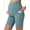 Blue, variant on Gustave Maternity Yoga Workout Shorts with Pockets Pregnant Women Comfy Stretch Active Short Pants Leggings for Running Gym Biker "Blue, L"