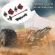 thumbnail image 4 of Vogacara 1/14 RC coche caja de cambios Metal diferencial automóvil reemplazo de pieza Kit de reparación reemplazo para WLtoys 144010 144001 144002 Kits de construcción modelo Rojo Vogacara FN010452-01, 4 of 6