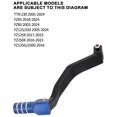 thumbnail image 2 of Palanca de cambios JFG RACING Dirt Bike CNC YZ85 2002-2024/YZ65 2018-2024, 2 of 9