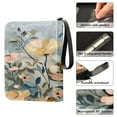 thumbnail image 4 of Game Card Storage Bag Collectible Trading Card Albums The 4-Pocket Card Binder With 50-Page Sleeve Can Hold 400 Game Cards Oil Painting Flower, 4 of 6