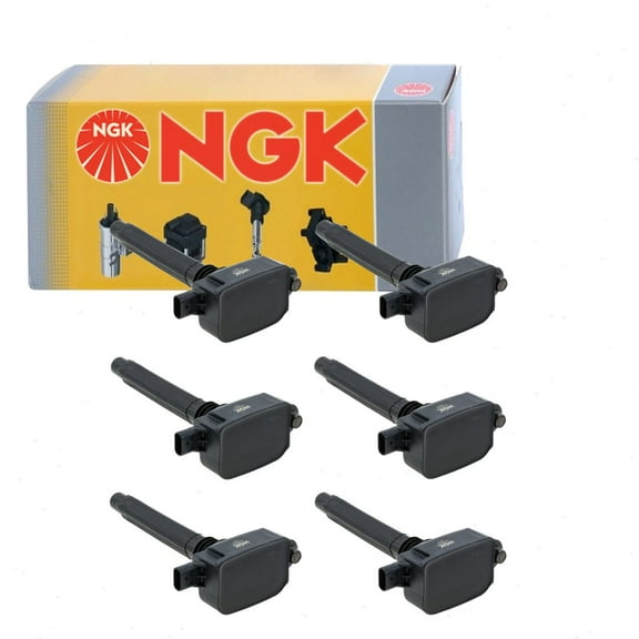 6 pc NGK Ignition Coils compatible with Chrysler Pacifica 3.6L V6 2017-2019
