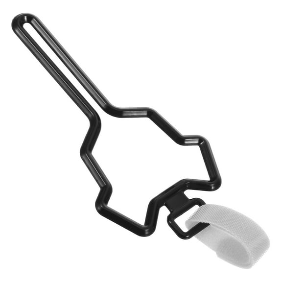 Hemoton Portable Dog Bag Dispenser Holder for Leash Travel - Cute Black Pet Waste Bag Carrier