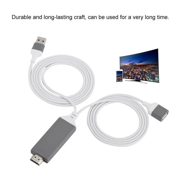 Cable De Teléfono A De 3 Colores Para Interfaz IOS Adaptador AV Digital 1080P Plug Play Para IOS