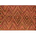 thumbnail image 1 of Ahgly Company Indoor Rectangle Oriental Orange Traditional Area Rugs, 2' x 3', 1 of 1