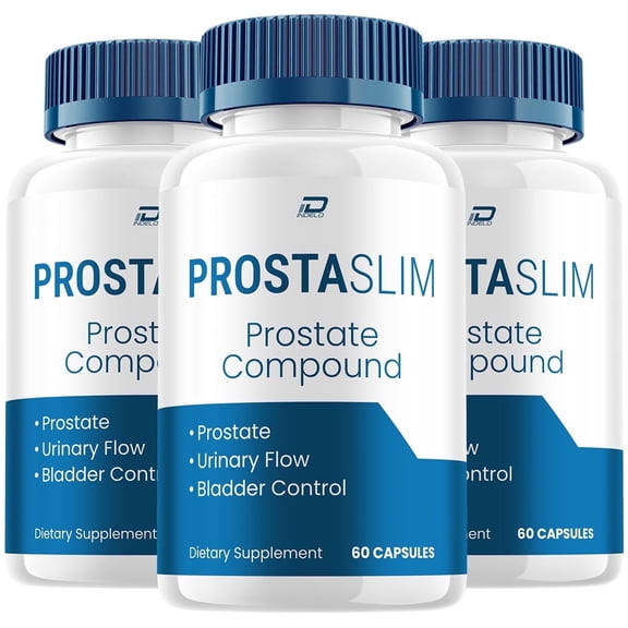 ProstaSlim Supplement for Men – Prosta Slim Pills Advanced Formula Supplements for Men Health Supplement, Reviews (3 Pack - 180 Capsules)