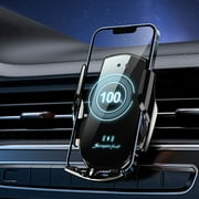 30% off Clearance Gnobogi Portable Car Wireless Magnetic Charger Automatic Open And Close 15W Fast Charging Intelligent Induction Scaling Electronic Control Telescoping Apply To All Mobile Phones