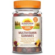 Angle View: Sundown Adult Multivitamin, with Zinc, Vitamins A, C, D, E , Supports Immune Health Non-GMO��, Free of Gluten(Pack of 3) 50 ct (Pack of 3)