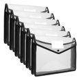 thumbnail image 1 of 6Pcs A4 Capacity Plastic Bag Stationery Storage Pouch File Organizer Document Bag File Folders Envelope Folder, 1 of 5