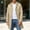 Khaki, variant on Mens Trench Coat Single Breasted Lapel Long Jacket Outwear Fall Casual Vintage Loose Fit Windbreaker Overcoat