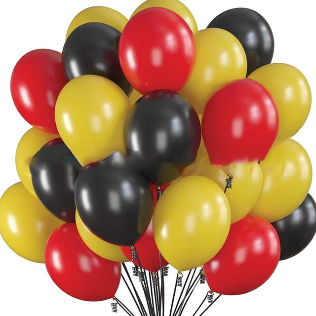 Party Balloons, 90 Pack, 10 Inch, Festival theme balloon set
